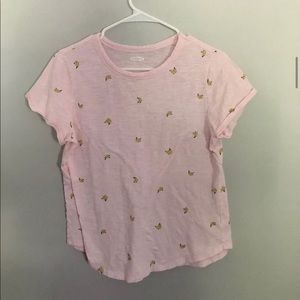 Old navy pink banana 🍌 fun tee!!